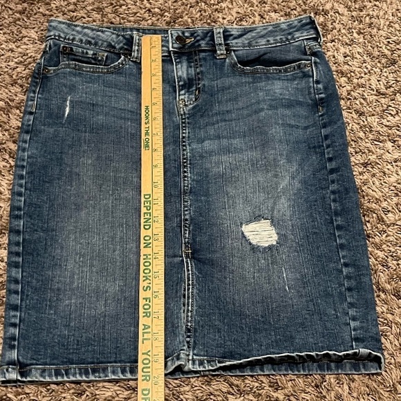 Gap factory denim distressed skirt - Picture 5 of 7